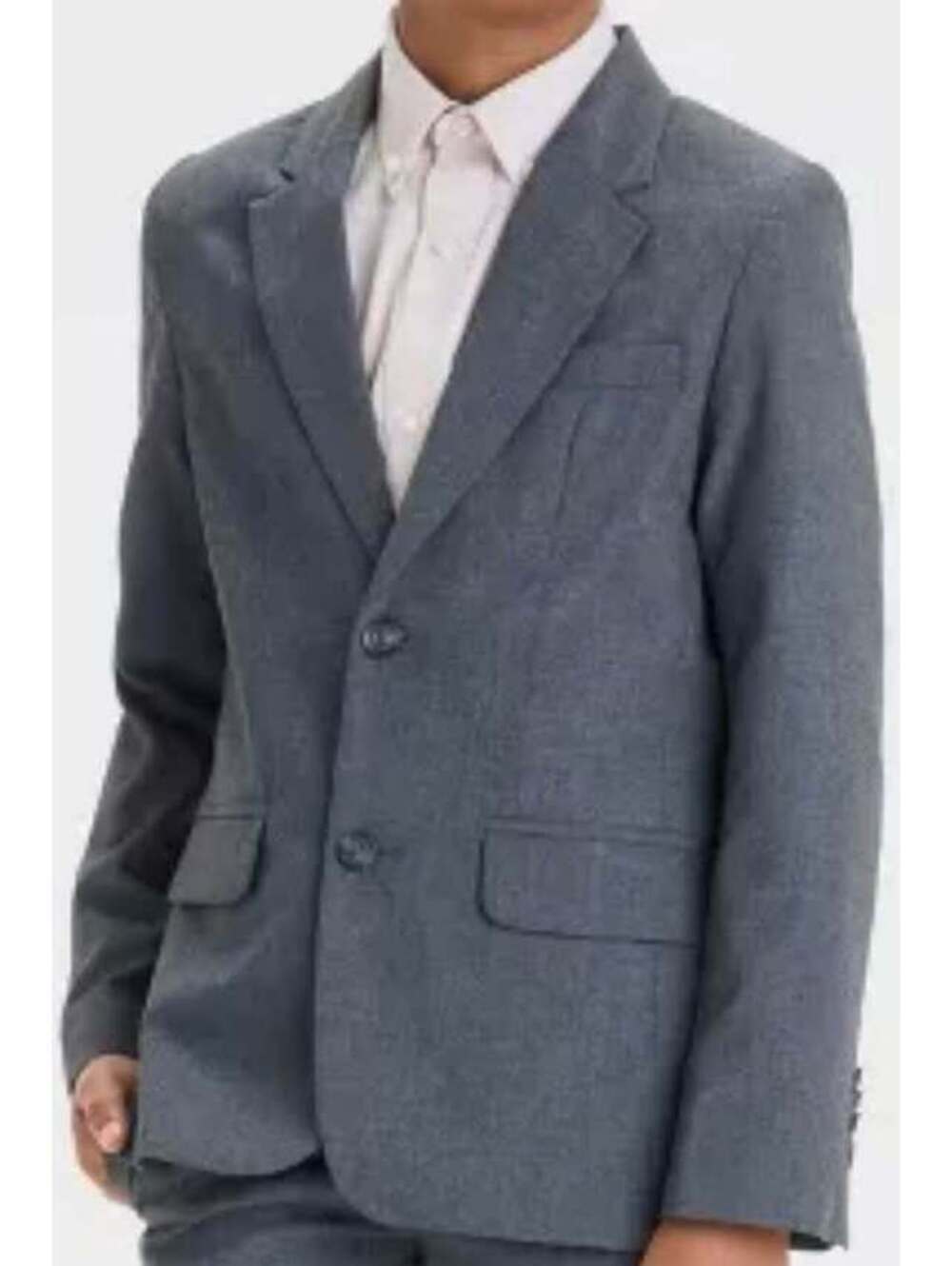 Cat & Jack Boys' Gray Suit Blazer Size 12